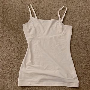 White Assets Tank Top